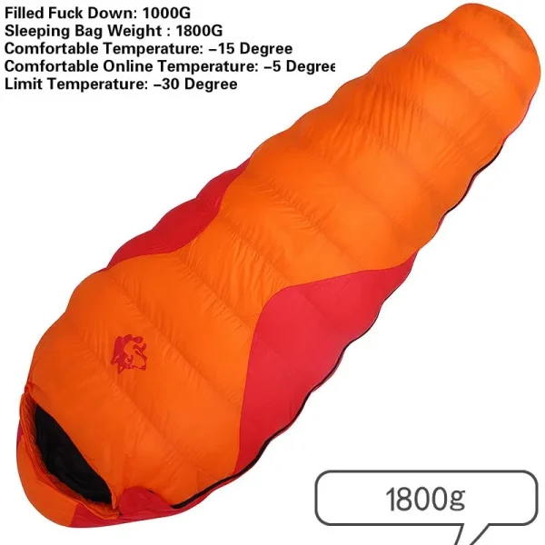 Sac de couchage grand froid Expedition 1800